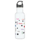 Search for paw print water bottles Animal lover