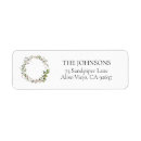 Search for berries return address labels Wreath