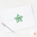 Search for flower pattern star stickers Yellow