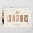 Search for rose gold christmas cards Stars