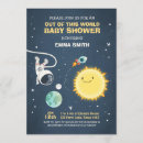 Search for science baby shower invitations Out of this world