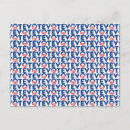 Search for red white blue pattern postcards Patriotic