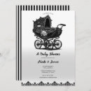 Search for baby carriage invitations Retro