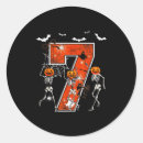 Search for number six stickers Seven