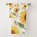 Search for sunflower bath towels Yellow sunflowers