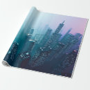 Search for city buildings wrapping paper Cityscape