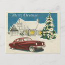 Search for vintage car christmas postcards Automobile