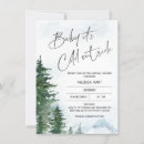 Search for pine tree baby shower invitations Wilderness