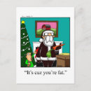 Search for funny character christmas cards Santa