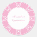 Search for elegant quinceañera stickers Pink