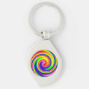 Search for retro swirl key rings Hippie
