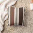 Search for chocolate brown cushions Stripe