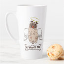 Search for funny angel mugs Pug