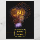 Search for 50th 6x8 invitations Black