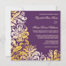 Search for gold purple indian wedding invitations Classy