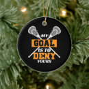 Search for lacrosse goalie christmas tree decorations Team