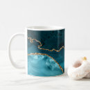 Search for gold and turquoise mugs Teal