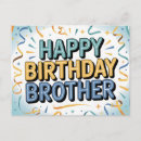 Search for streamers postcards Birthday