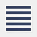 Search for striped napkins Navy blue