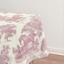 Search for elegant tablecloths Toile de jouy