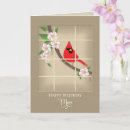 Search for red cardinal birthday cards Wildlife