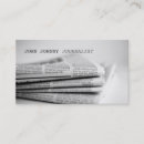 Search for blogs business cards Journalist