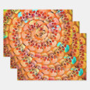 Search for spiral wrapping paper Orange