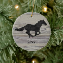 Search for mustang christmas tree decorations Horses