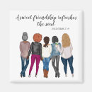 Search for friendship magnets Watercolor