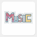 Search for audio square stickers Music