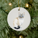 Search for siamese cat christmas tree decorations Pets