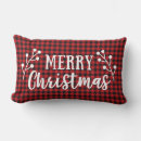 Search for farmhouse christmas cushions Red and black