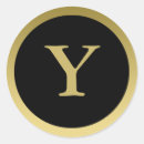 Search for y monogram stickers Gold