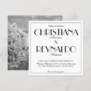 Search for roaring 20s wedding invitations Modern