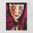 Search for blood vertical postcards Spooky
