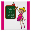 Search for school apple posters First day of school