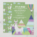 Search for green baby boy shower invitations Hot air balloon