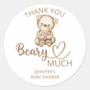 Search for thank you beary much stickers Brown
