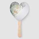 Search for heart shaped hand fans Floral