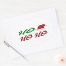 Search for red hats stickers Ho ho ho