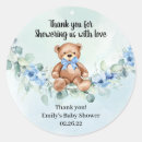 Search for blue floral wreath stickers Teddy bear
