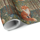 Search for woodland animal wrapping paper Bohemian