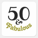 Search for text templates stickers Fifty and fabulous