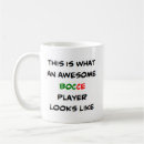 Search for bocce ball mugs Italian
