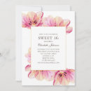 Search for spring sweet 16 invitations Flowers