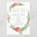 Search for wreath christening invitations Catholic