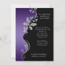 Search for purple silver christmas invitations Elegant