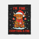 Search for highland cow blankets Christmas promotions