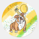 Search for birthday bulldog stickers Cute