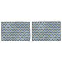 Search for chevron pillowcases Blue